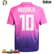 Camisa de Futebol Alemanha Jamal Musiala #10 Equipamento Secundário Europeu 2024 Manga Curta